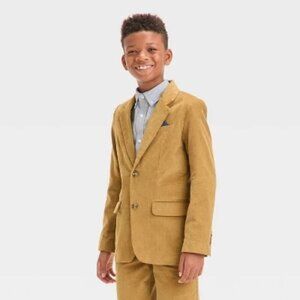 Boys' Corduroy Suit Jacket - Cat & Jack™ Brown 16